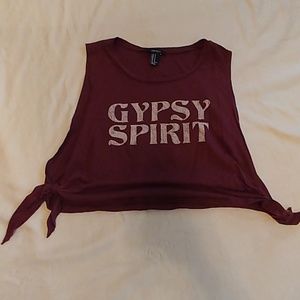 "Gypsy spirit" crop top